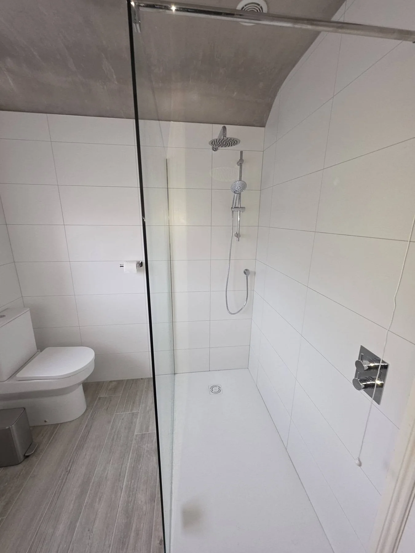 Completed bathroom photograph 4 of Bath-to-Walk-In Shower Conversion