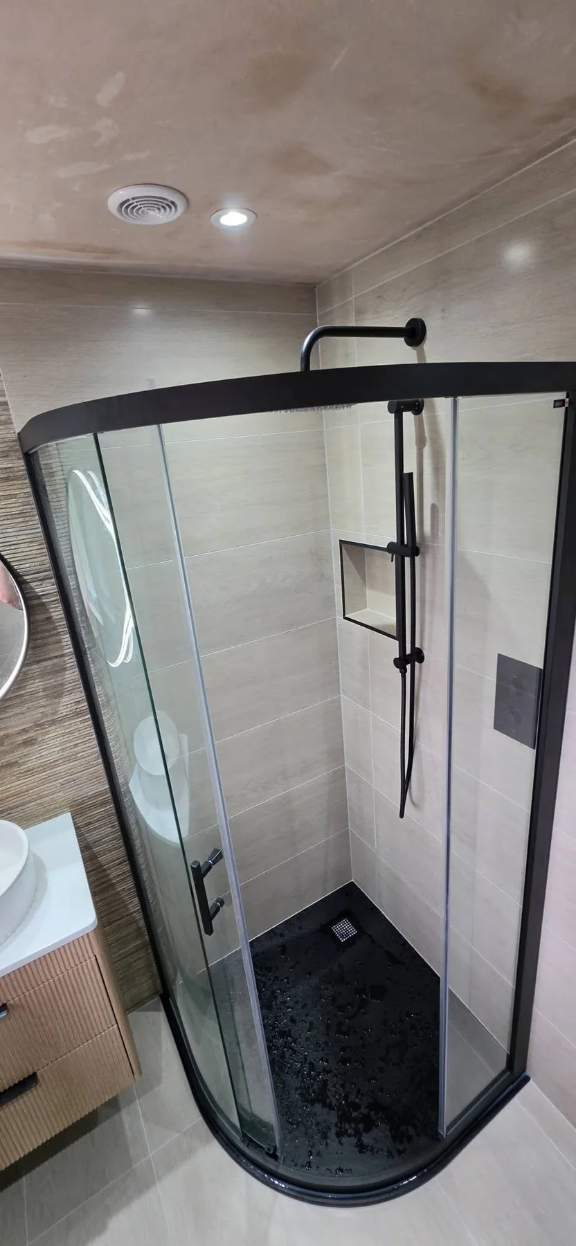 Completed bathroom photograph 2 of Compact Bathroom Transformation